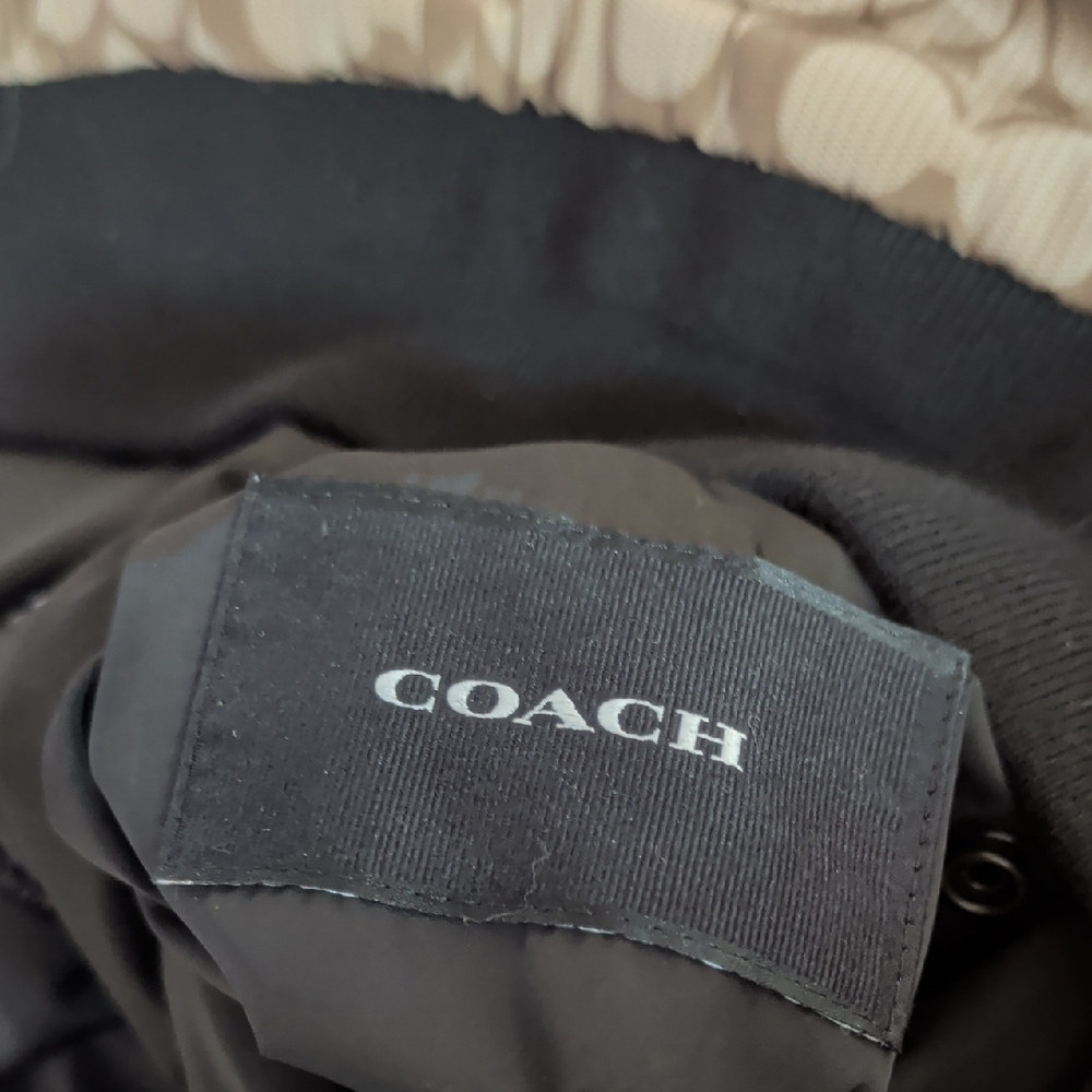 Coach Brown Patterned Windbreaker Jacket - image 3